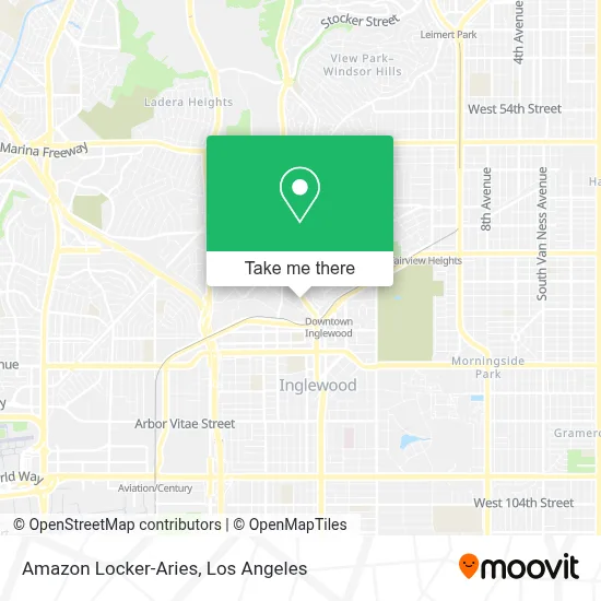 Amazon Locker-Aries map