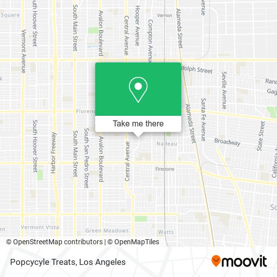 Popcycyle Treats map