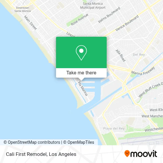 Cali First Remodel map