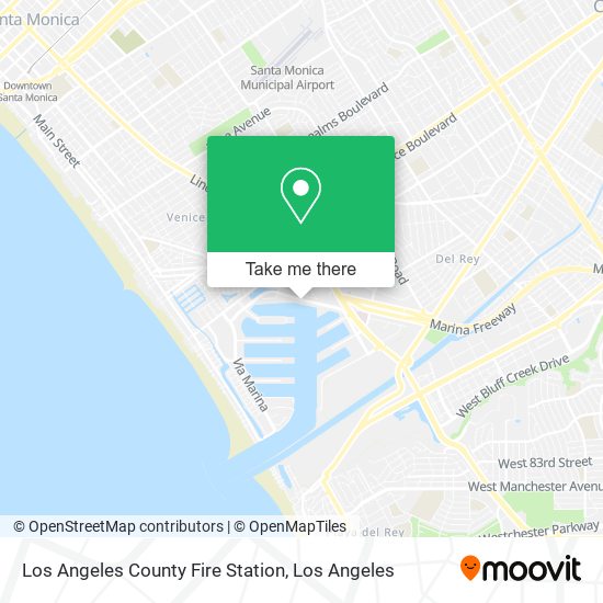 Mapa de Los Angeles County Fire Station