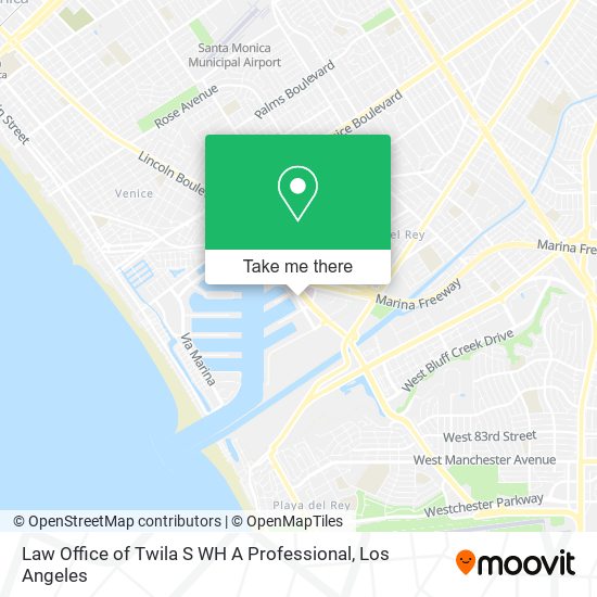 Law Office of Twila S WH A Professional map