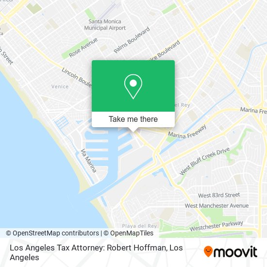 Los Angeles Tax Attorney: Robert Hoffman map