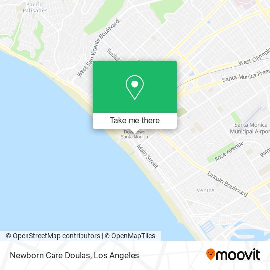 Newborn Care Doulas map