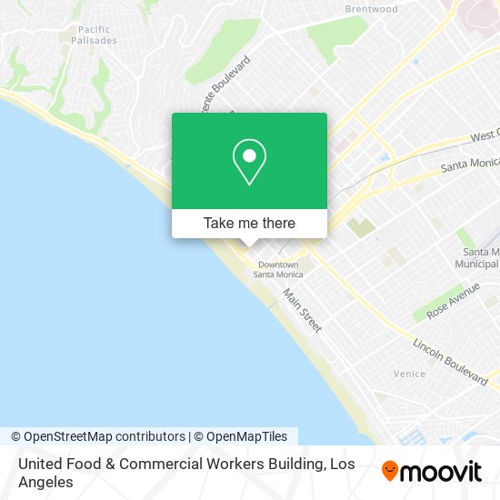 United Food & Commercial Workers Building map