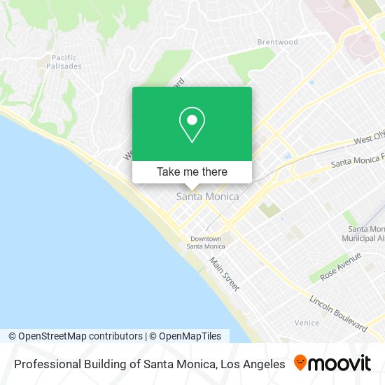 Mapa de Professional Building of Santa Monica