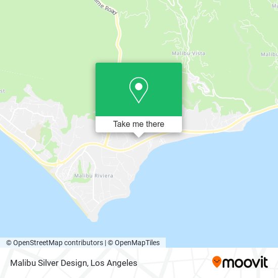 Mapa de Malibu Silver Design