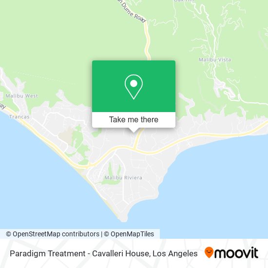 Paradigm Treatment - Cavalleri House map