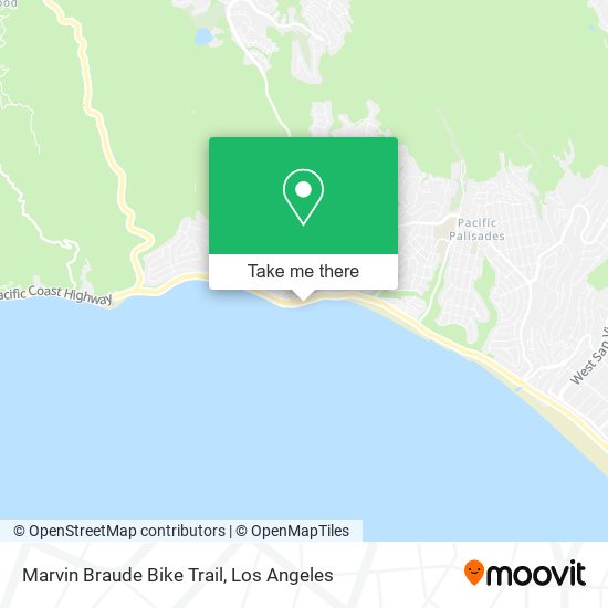 Marvin Braude Bike Trail map