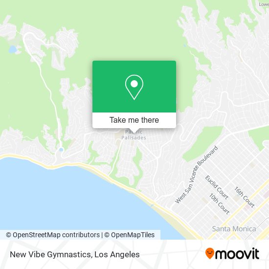 New Vibe Gymnastics map