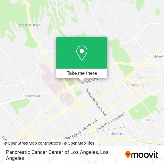 Pancreatic Cancer Center of Los Angeles map