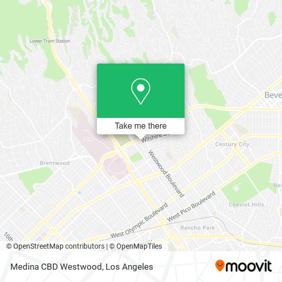 Medina CBD Westwood map