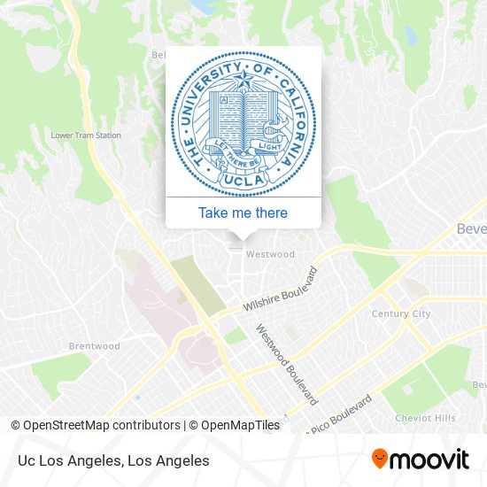 Uc Los Angeles map