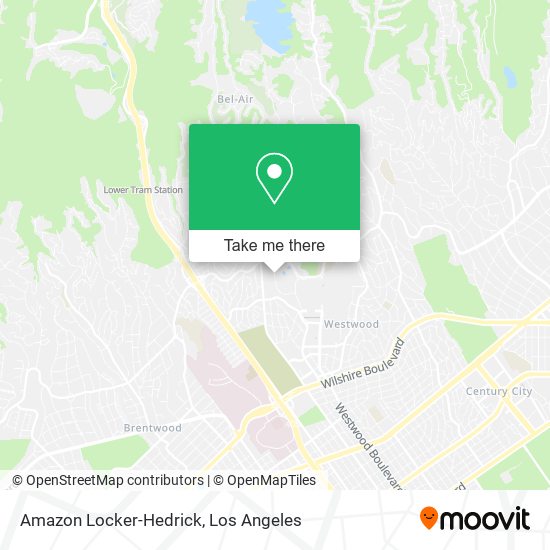 Mapa de Amazon Locker-Hedrick