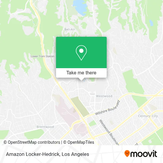 Amazon Locker-Hedrick map