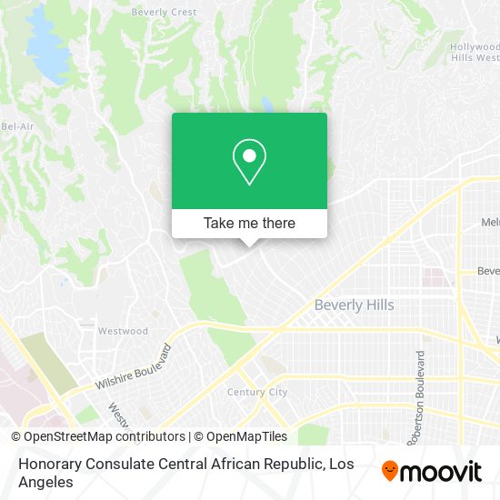 Honorary Consulate Central African Republic map