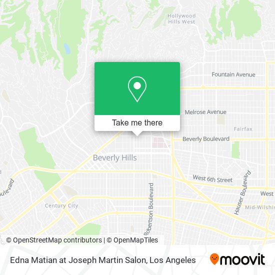 Edna Matian at Joseph Martin Salon map