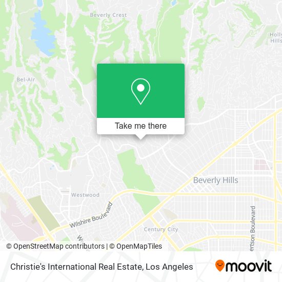 Christie's International Real Estate map