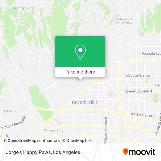 Jorge's Happy Paws map