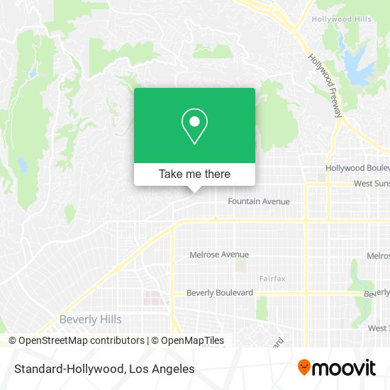 Mapa de Standard-Hollywood