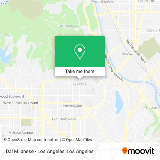 Dal Milanese - Los Angeles map