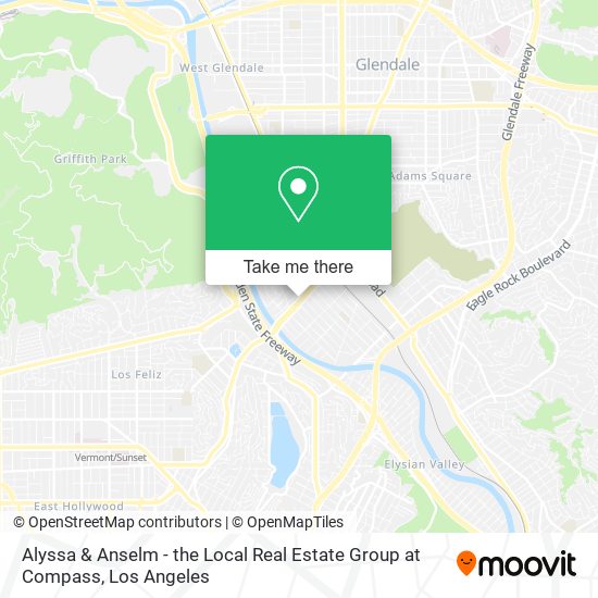 Mapa de Alyssa & Anselm - the Local Real Estate Group at Compass