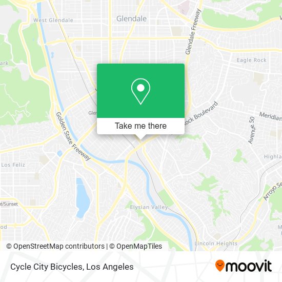 Mapa de Cycle City Bicycles