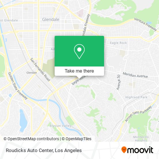 Roudicks Auto Center map