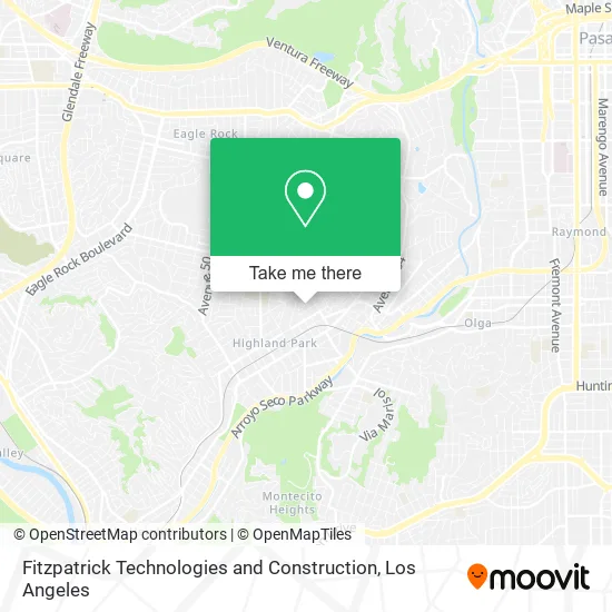 Mapa de Fitzpatrick Technologies and Construction