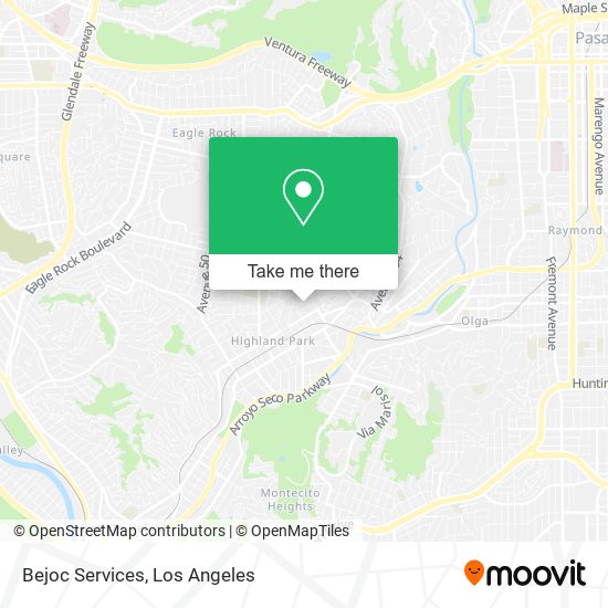 Mapa de Bejoc Services
