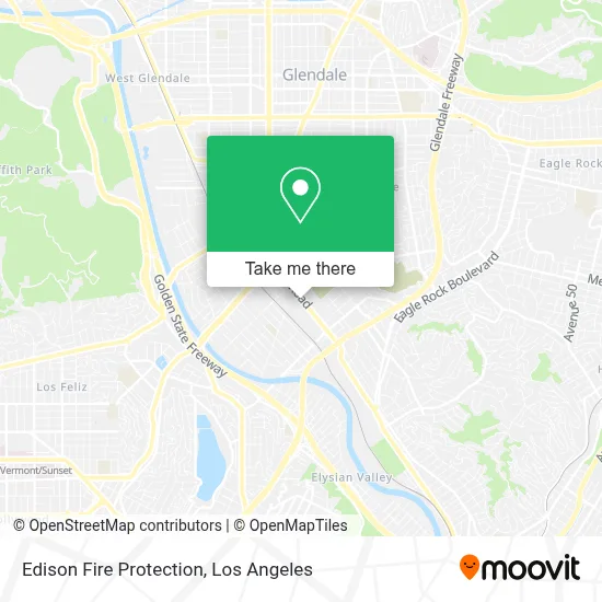 Edison Fire Protection map