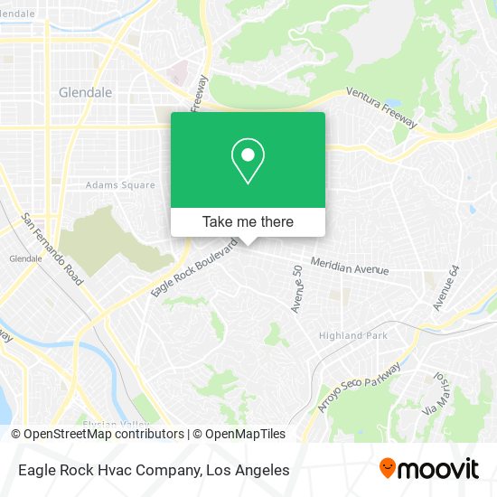 Mapa de Eagle Rock Hvac Company