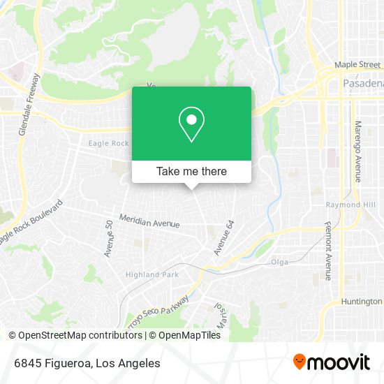 6845 Figueroa map