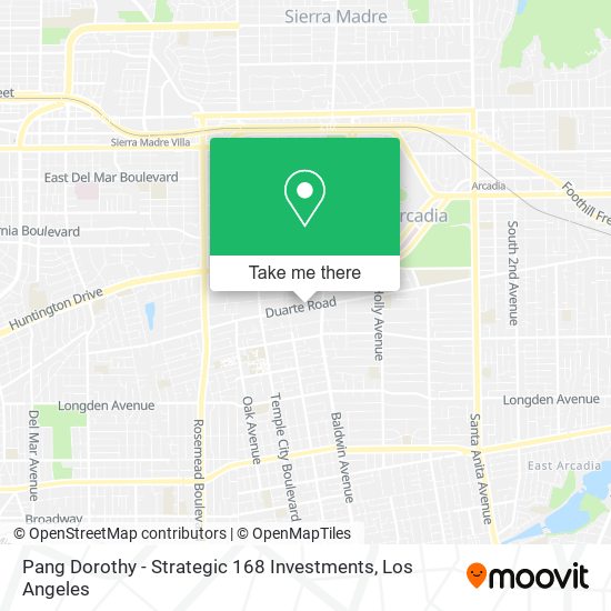 Mapa de Pang Dorothy - Strategic 168 Investments