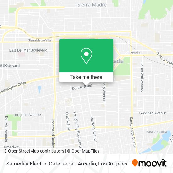 Sameday Electric Gate Repair Arcadia map
