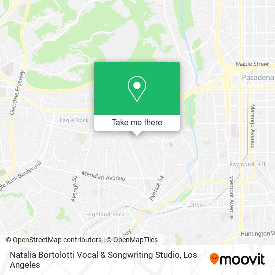 Mapa de Natalia Bortolotti Vocal & Songwriting Studio