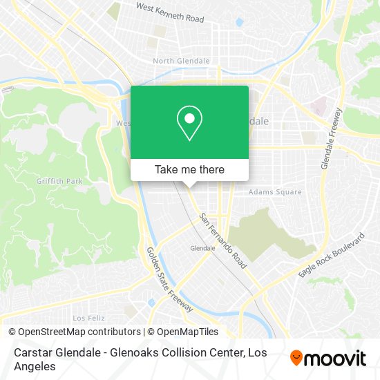 Mapa de Carstar Glendale - Glenoaks Collision Center