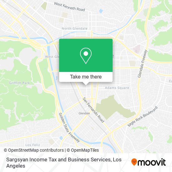 Mapa de Sargsyan Income Tax and Business Services