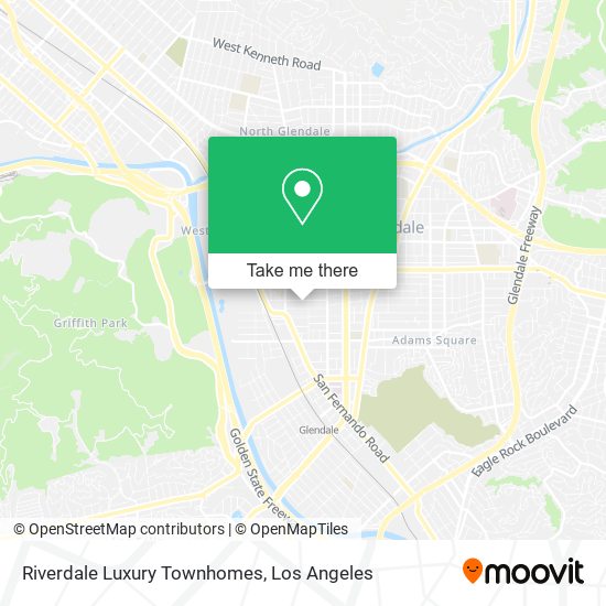 Mapa de Riverdale Luxury Townhomes