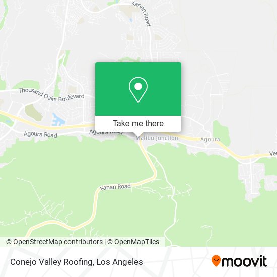 Conejo Valley Roofing map