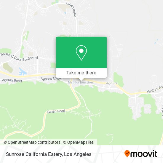 Sunrose California Eatery map