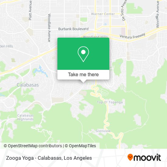 Zooga Yoga - Calabasas map