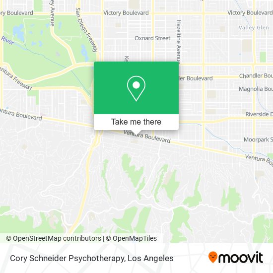 Mapa de Cory Schneider Psychotherapy