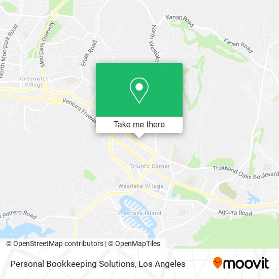 Personal Bookkeeping Solutions map