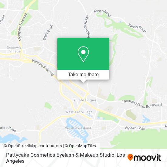 Pattycake Cosmetics Eyelash & Makeup Studio map
