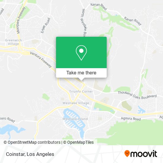 Mapa de Coinstar