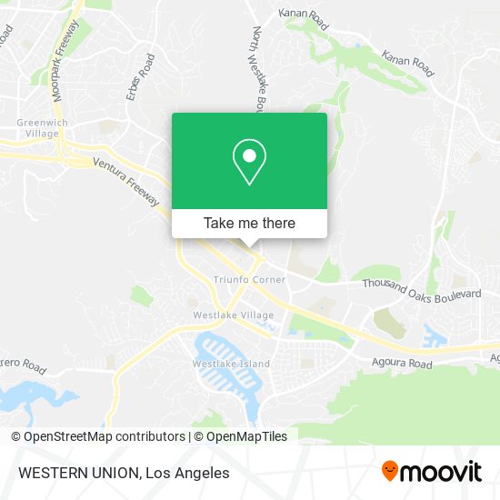 Mapa de WESTERN UNION