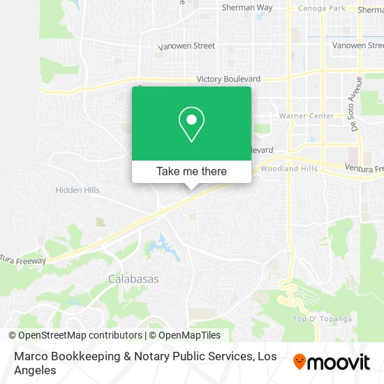 Mapa de Marco Bookkeeping & Notary Public Services