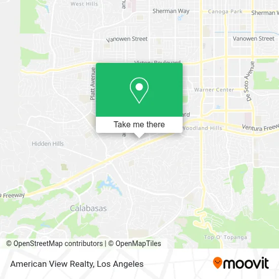 American View Realty map