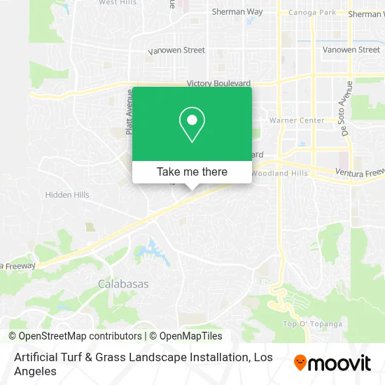 Artificial Turf & Grass Landscape Installation map