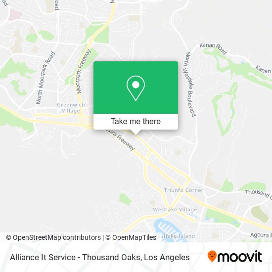 Mapa de Alliance It Service - Thousand Oaks